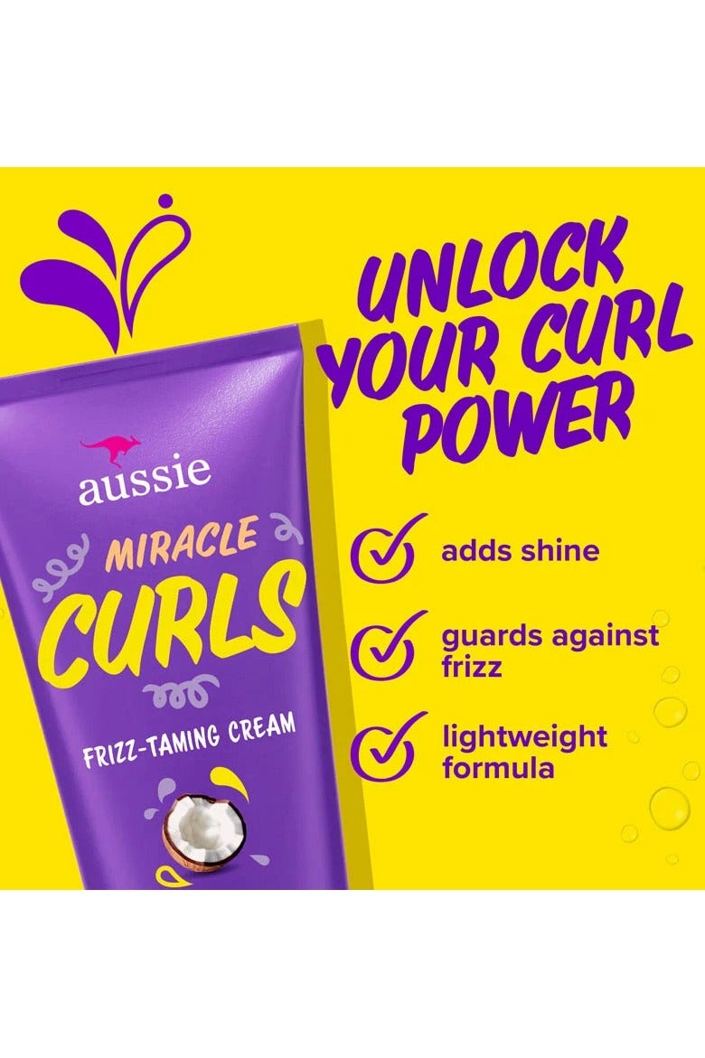 أوسي كريم أوسي ميراكل كيرلز لتصفيف الشعر المجعد بزيت جوز الهند، 6.8 أونصة - Image 2