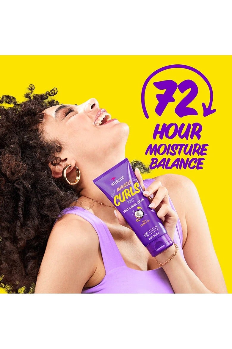 أوسي كريم أوسي ميراكل كيرلز لتصفيف الشعر المجعد بزيت جوز الهند، 6.8 أونصة - Image 3