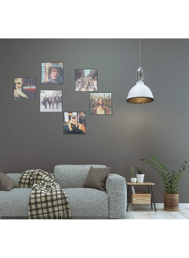 TPGP Vinyl Record Shelf Wall Mount, 6 PCS Clear Acrylic Album Record Holder Display Shelf - Image 2