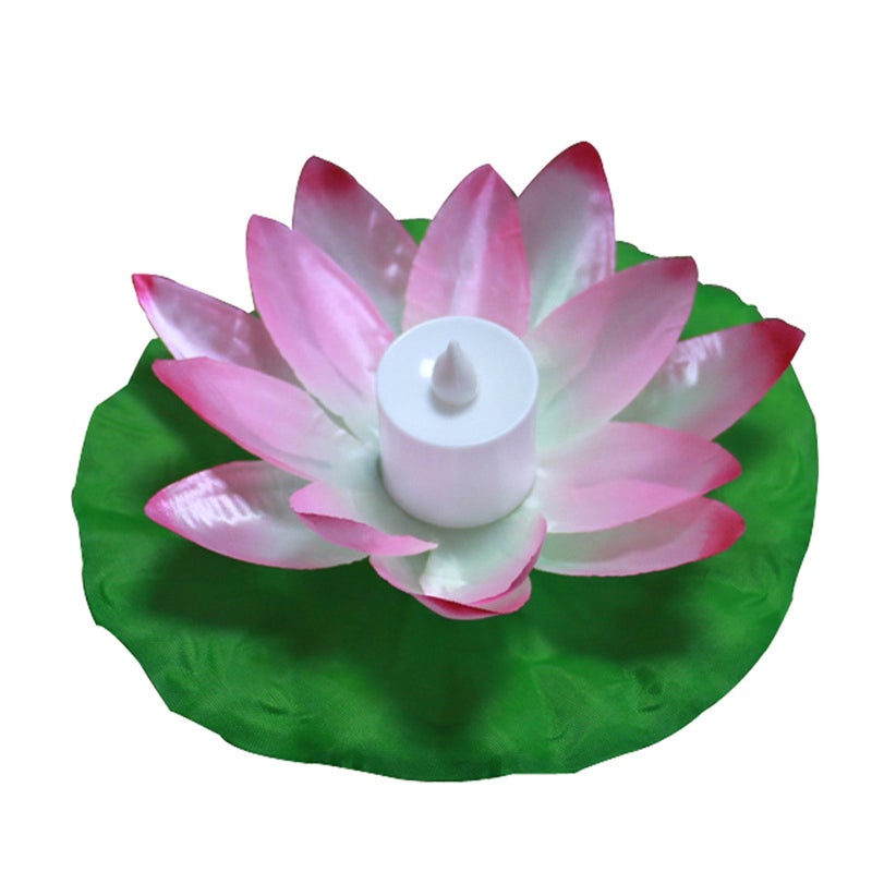 5pcs Electronic Candle Lamp Water Candle Flower Lamp for Festival ( + + White + Orange) - Image 2
