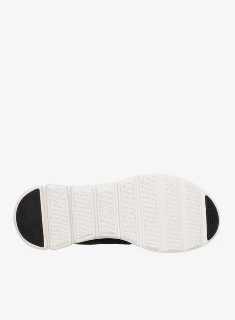 Skechers BLACK/WHITE TEXTILE/TEXTILE Glide-Step Serene for Women | Best Price UAE
