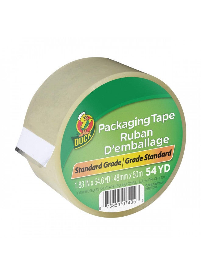 Duck Duck Brand Standard Packaging Tape Refill, 1.88 Inch x 54.6 Yard, Clear, 1 Roll (240408) - Image 1