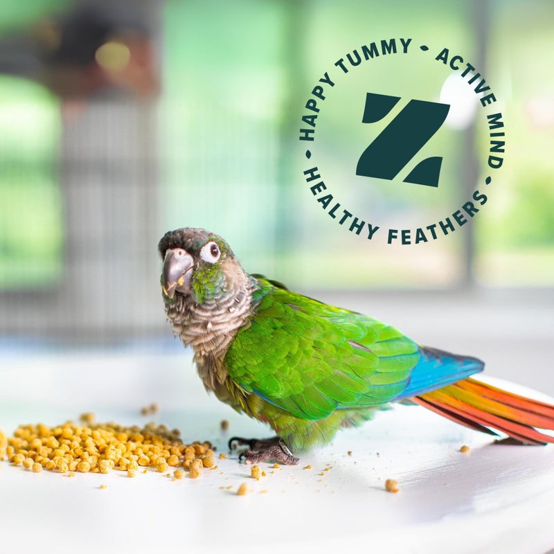 ZuPreem Natural Bird Pellets, Daily Bird Food for Parakeet, Budgie, Parrotlet, Dove, Core Nutrition for Small Birds, Added Vitamins, Made in USA, Parakeet Food, Budgie Food (S, 2.25 lb) - Image 5
