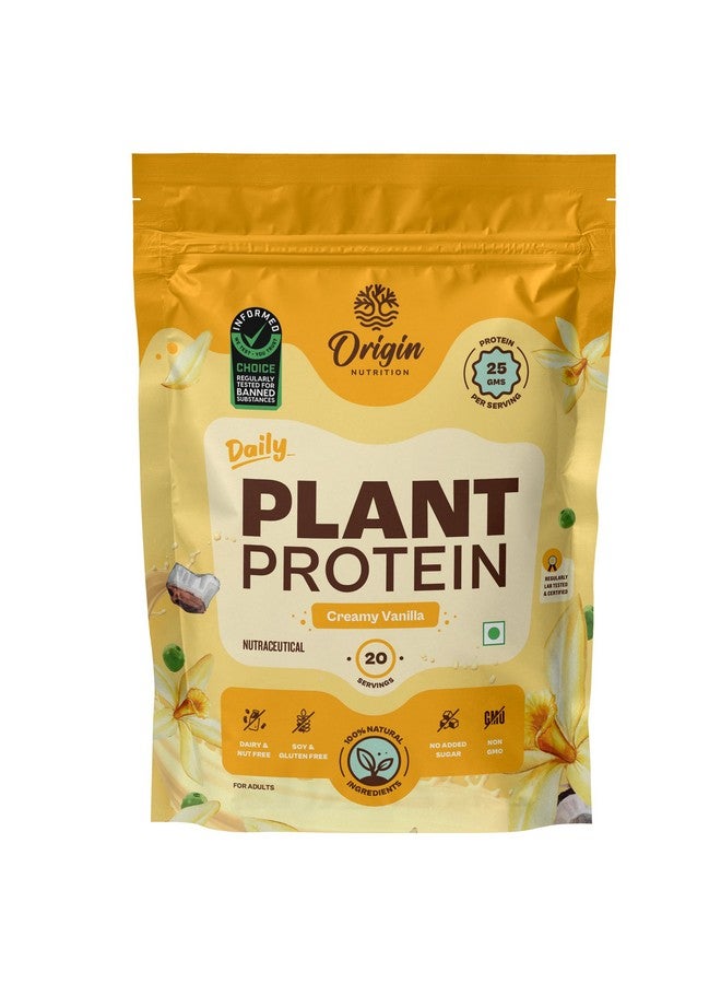 ORIGIN NUTRITION مسحوق بروتين نباتي طبيعي 100% من أوريجن نيوترشن (عزل بروتين البازلاء الكندية وبذور اليقطين) بنكهة الفانيليا سهلة الهضم مع 25 جرام من البروتين النباتي، 792 جرام - Image 3