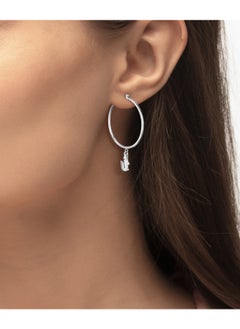 LACOSTE LACOSTE JEWELRY CROCODILE UNISEXS HOOPS - 2040375  - Image 3