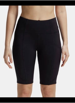 Jockey MW81 Women's Microfiber Elastane Stretch Slim Fit Shorts with Side Pockets and Stay Fresh Treatment