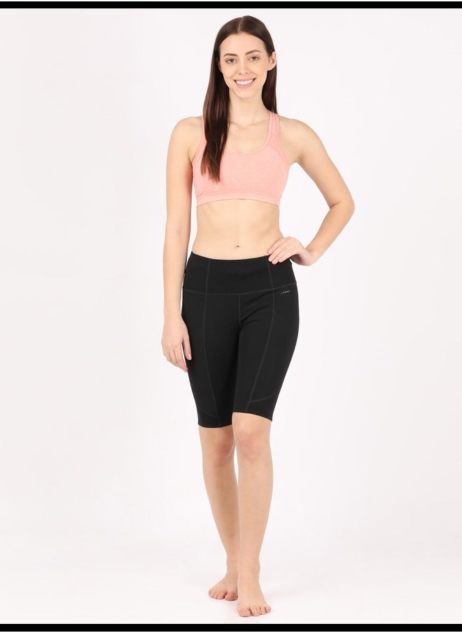 JOCKEY - Jockey MW81 Women's Microfiber Elastane Stretch Slim Fit Shorts with Side Pockets and Stay Fresh Treatment - Image 1
