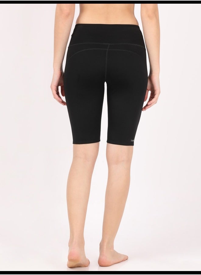 JOCKEY - Jockey MW81 Women's Microfiber Elastane Stretch Slim Fit Shorts with Side Pockets and Stay Fresh Treatment - Image 1