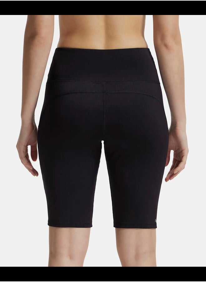 JOCKEY - Jockey MW81 Women's Microfiber Elastane Stretch Slim Fit Shorts with Side Pockets and Stay Fresh Treatment - Image 1