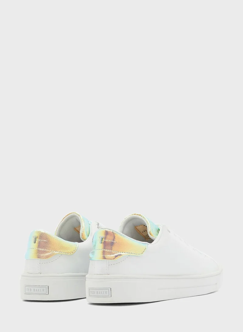 Ted Baker Zenno Iridescent Detail Tennis Trainer Sneaker
