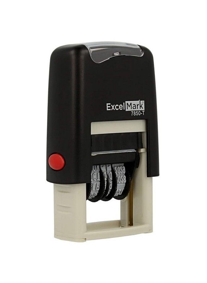 ExcelMark Scanned Date Stamp Compact Size (Black Ink)  - Image 3