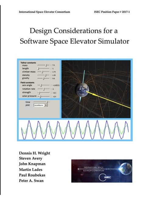 Design Considerations for a Software Space Elevator Simulator
