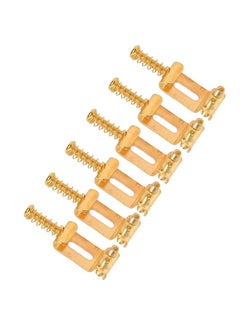 Thoraya Electric Guitar Bridge Saddle Pull String Code for Stratocaster Telecas Performance AccessoriesGold  - Image 4