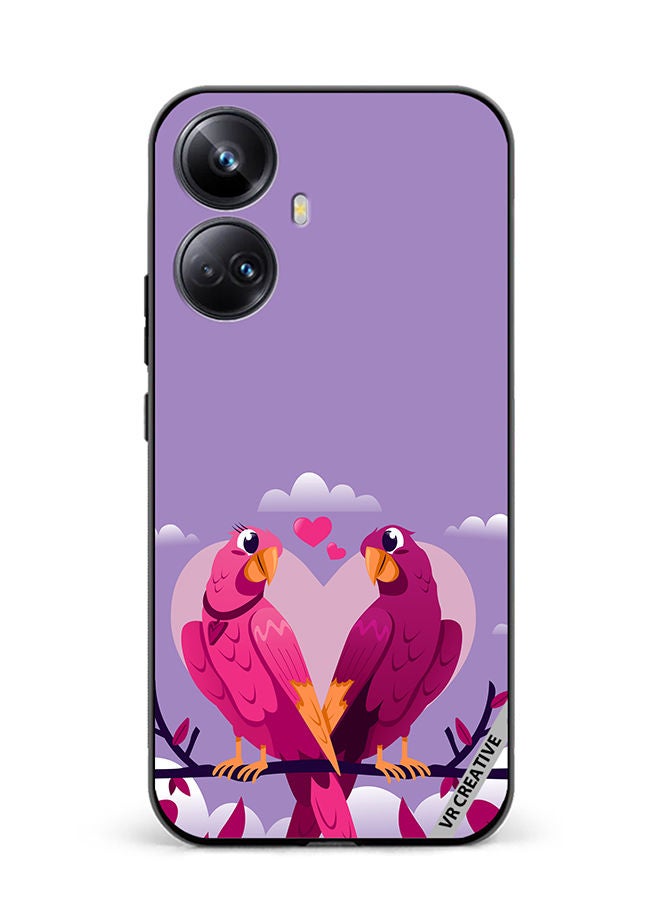 VR CREATIVE Protective Case Cover For Realme 10 Pro Plus Love Birds Design Multicolour - Image 1