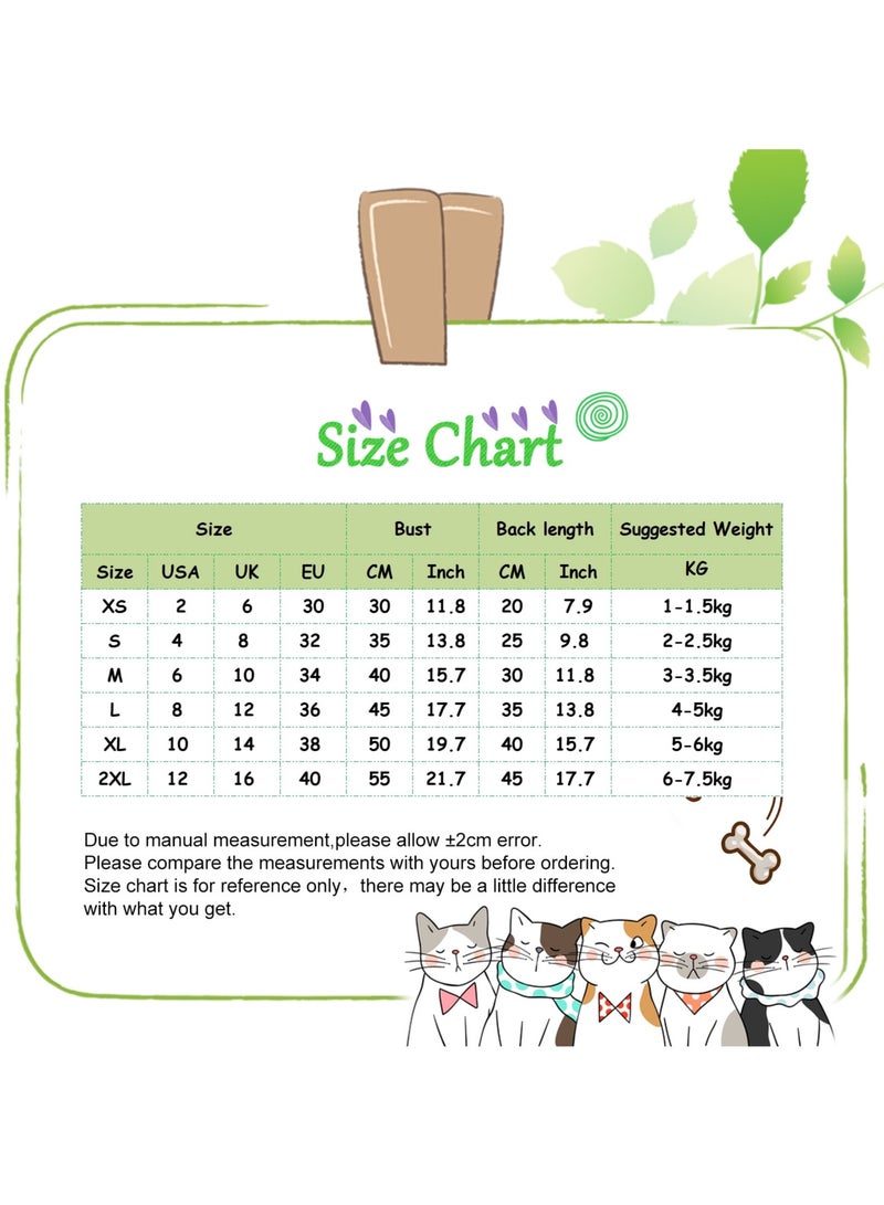 A.M Dog Cat Vest Loose Neck Tear-Resistant Soft Dogs Costume Polyester Puppy Shirt Clothes for Outdoor - Image 2