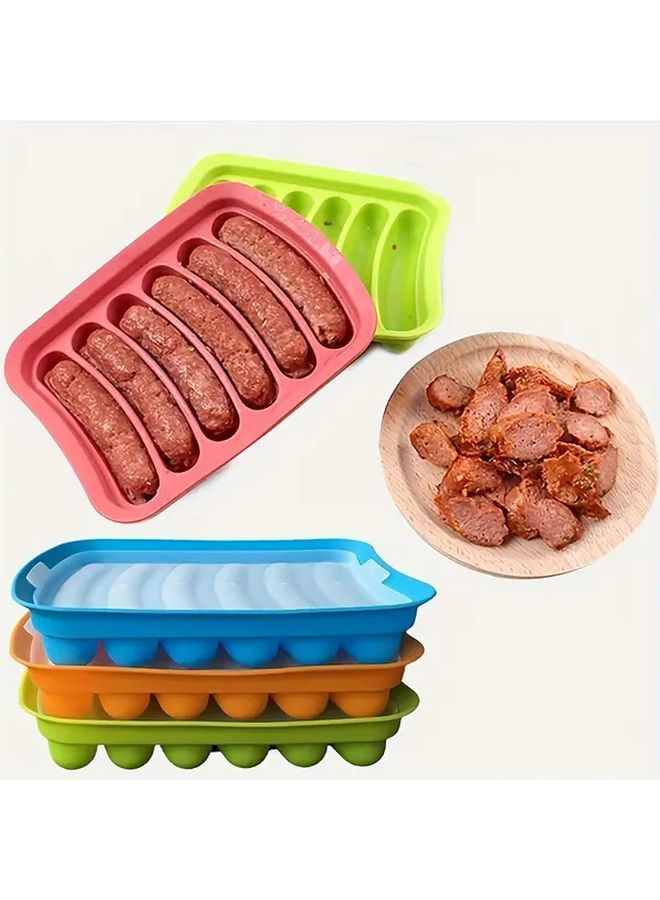 Pink Silicone Hot Dog Mold Food Grade Non Stick Easy Clean Reusable - Image 2