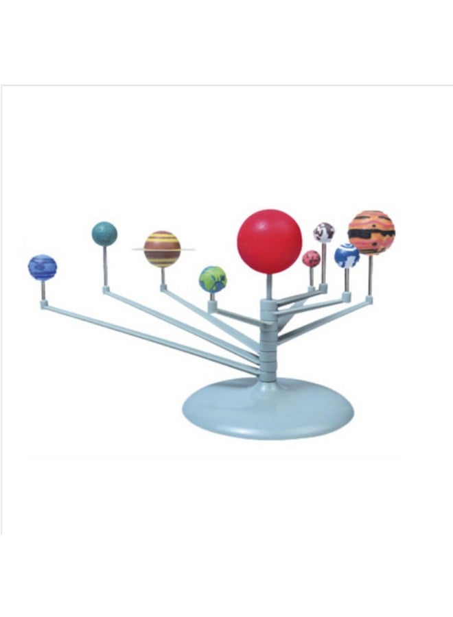 DIY Solar System Model Kit with 9 Vivid Planets Engaging Assembly Toy for Kids to Explore Astronomy and Boost Scientific Curiosity - Image 2