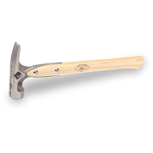 VAUGHAN DALLUGE 16 oz Titanium Hammer, Magnetic Nail Holder, Milled Face, VN07180 - Image 1