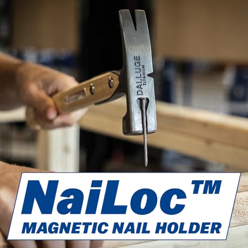 VAUGHAN DALLUGE 16 oz Titanium Hammer, Magnetic Nail Holder, Milled Face, VN07180 - Image 3