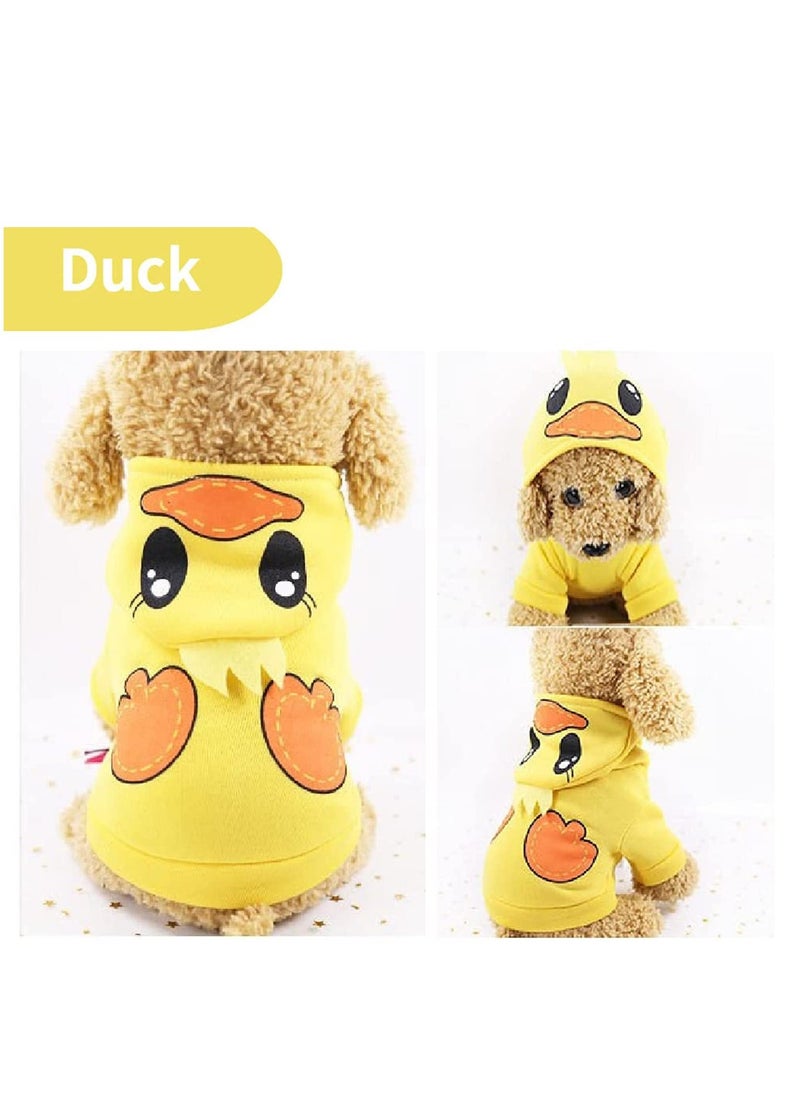 Generic - 3 Pcs Dog Hoodie Sweatshirts Puppy Sweaters for Small Dogs Boy Girl for Small Dogs - Winter Fall Dog Clothes for Chihuahua Doggie Pet Cat Warm Fleece Coat Outfit - Image 1
