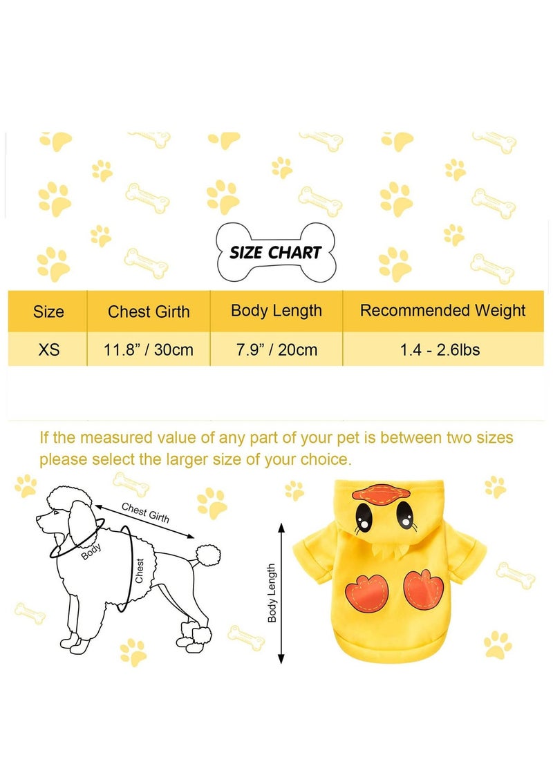 Generic - 3 Pcs Dog Hoodie Sweatshirts Puppy Sweaters for Small Dogs Boy Girl for Small Dogs - Winter Fall Dog Clothes for Chihuahua Doggie Pet Cat Warm Fleece Coat Outfit - Image 1