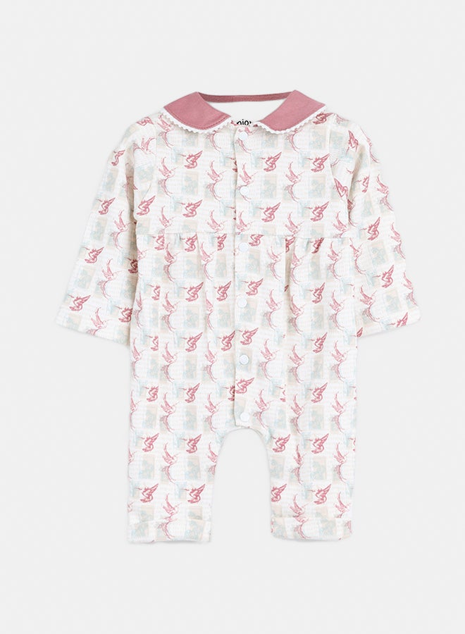 Baby Girls Interlock Jumpsuit