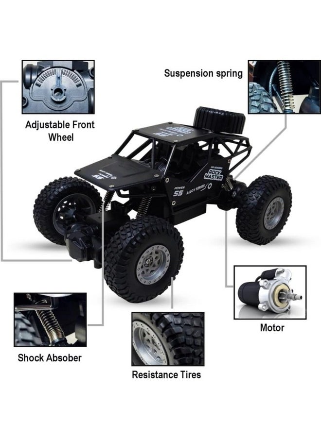 Sky Tech Sky Tech® Rock Crawler Car Remote Control 5 Function High Speed 1:18 Rc Car Toys for Boys 2Wd Off Road Vehicle Toy Cars for Kids Monster Truck Rock Car Climbing Car Toy for Kids【Colors as Per Stock】  - Image 4