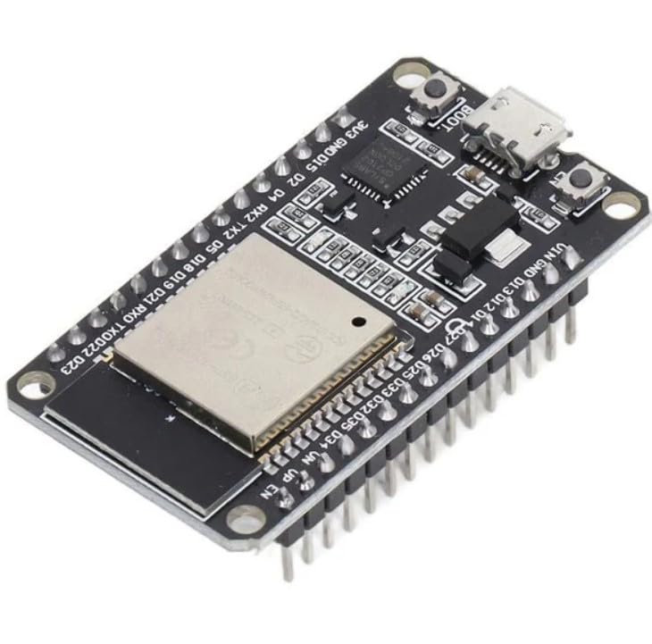 Robocraze NodeMCU ESP32 Development Board with 30 Pin CP2102 USB-UART, WiFi, Bluetooth, and Dual-Core Power Microcontroller - Image 2