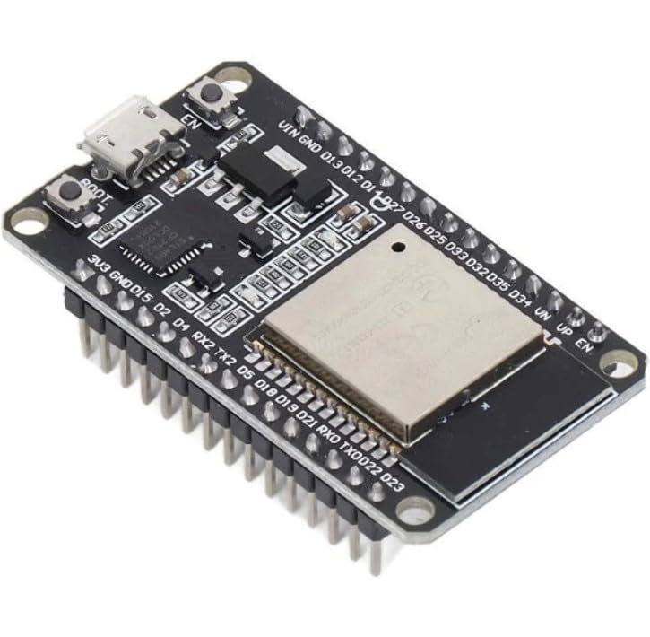 Robocraze NodeMCU ESP32 Development Board with 30 Pin CP2102 USB-UART, WiFi, Bluetooth, and Dual-Core Power Microcontroller - Image 4