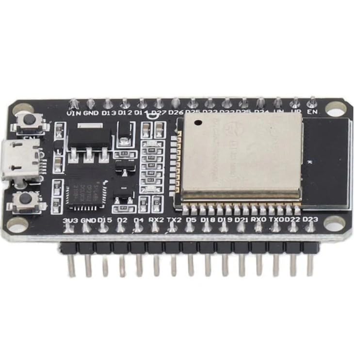 Robocraze NodeMCU ESP32 Development Board with 30 Pin CP2102 USB-UART, WiFi, Bluetooth, and Dual-Core Power Microcontroller - Image 3