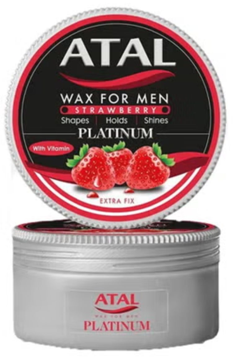 ATAL Wax For Men Platinum Extra fix Strawberry 150 ml