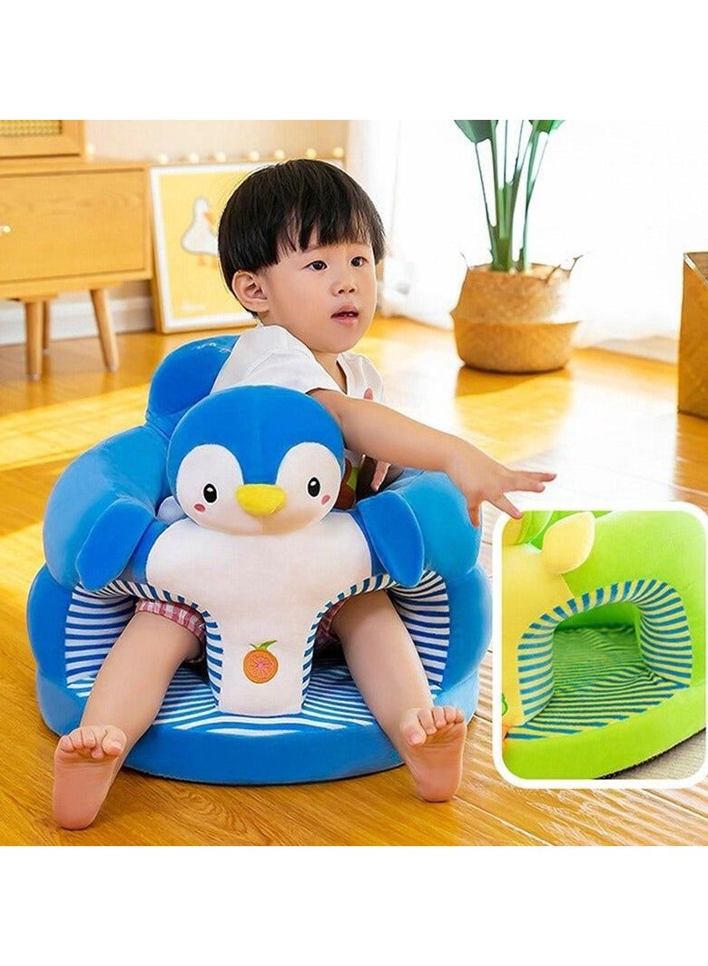 Goods Reef Baby Inflatable Seat, Blow up Baby Chair with Built in Air Pump, Baby Chair with Back Support (Blue)  - Image 2