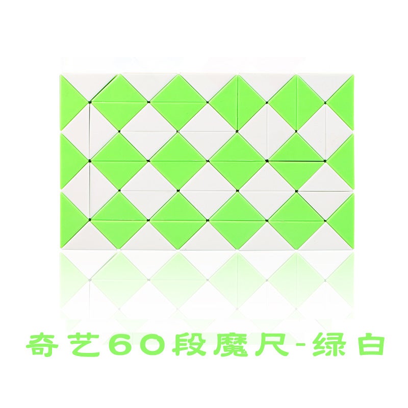 [Qiyi 24/36/48/60/72 Two-Color Magic Ruler] Changeable Animal-Shaped Children'S Early Education And Intellectual Toys - Image 1