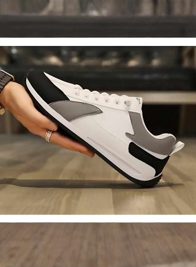 Men's Stylish Comfort Athletic Shoes, Lightweight Low-Top Casual Sneakers, Durable Thick Sole for Outdoor & Daily Wear - Image 5