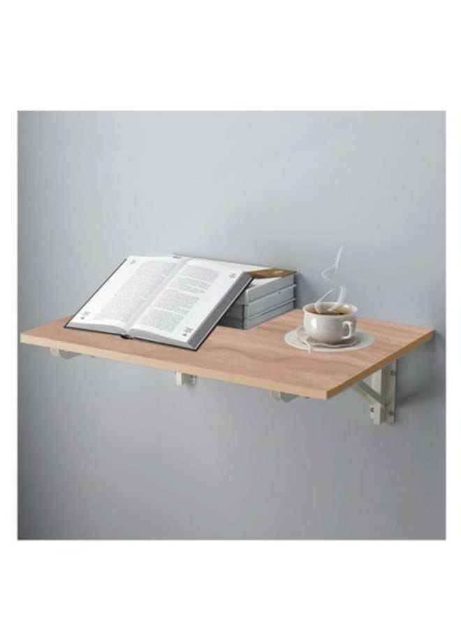 هوم جاليري مكتب قابل للطي على الحائط مقاس 90 × 50 سم بيج - Image 2