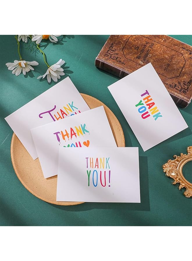 إيروريكس بطاقات الشكر، بطاقات المعايدة، بطاقات الشكر، مجموعة متعددة تتضمن 8 بطاقات ملونة و8 مظاريف للأصدقاء والعائلة والجامعة وحفلات استقبال المولود وحفلات الزفاف والتخرج والأعمال التجارية - Image 5