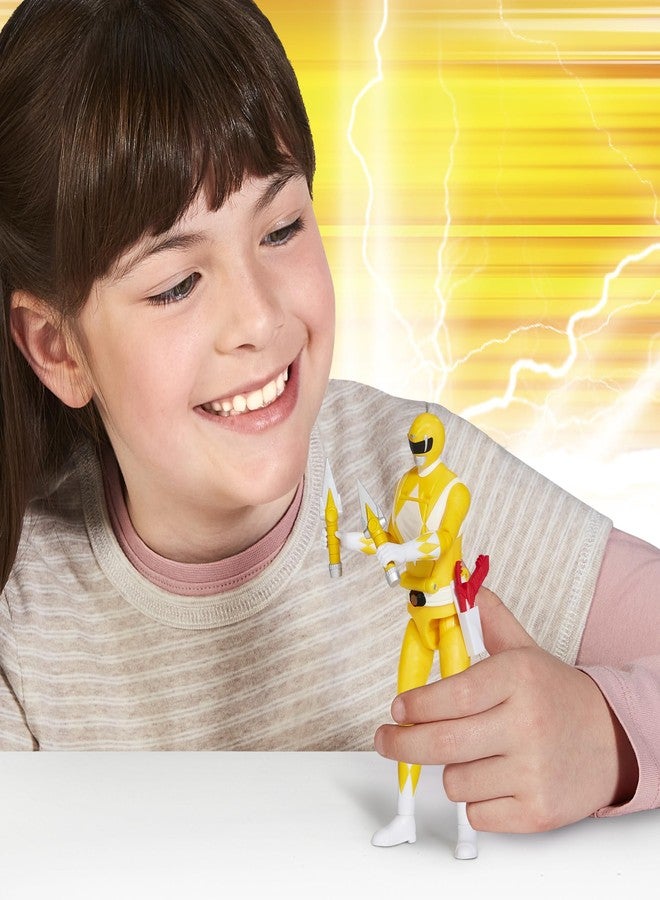 Playmates باور رينجرز إعادة إشعال 6 إنش شخصية عمل أوتو مرفين - رينجر الأصفر - Image 2
