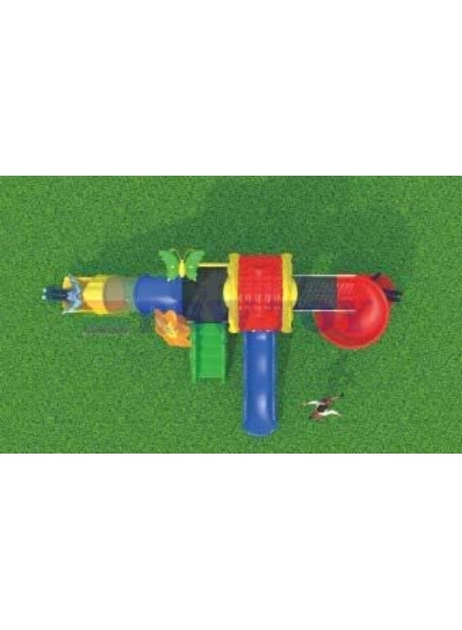 Rainbow Toys RBWTOY Outdoor Children Playground Set Garden Climbing frame Swing Slide 6.3 * 3.3 * 3.6 Meter RW-11029 - Image 3