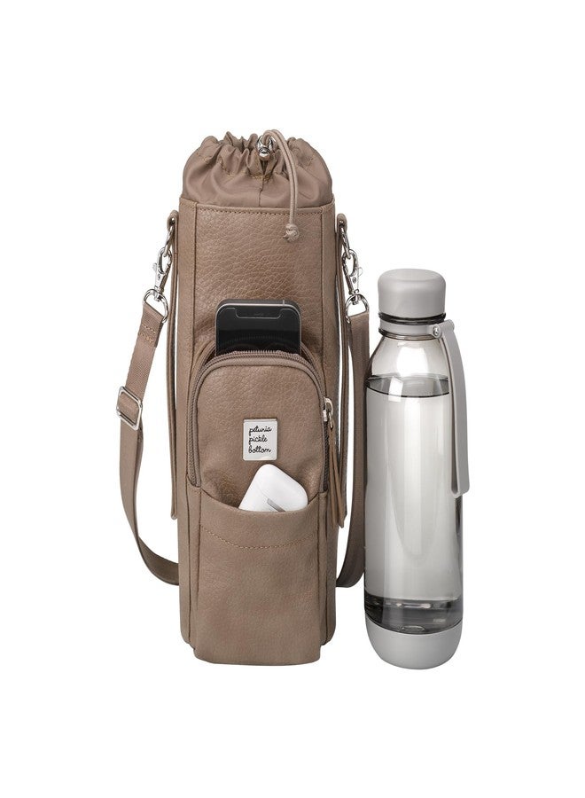 Petunia Pickle Bottom - Viva Cross-Body - Water Bottle Holder - Pockets Perfect For Your Keys, Wallet and Other Essentials - Mink - Image 2