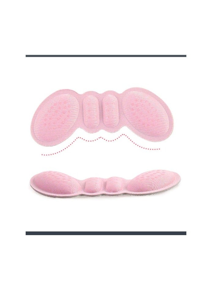 بطانة كعب من السيليكون، وسائد داخلية للأحذية الفضفاضة، وسائد كعب مريحة للأحذية الكبيرة جدًا للرجال والنساء، حشوة لتحسين ملاءمة الحذاء وراحته، تمنع انزلاق الكعب وتكوين البثور (وردي) - Image 2