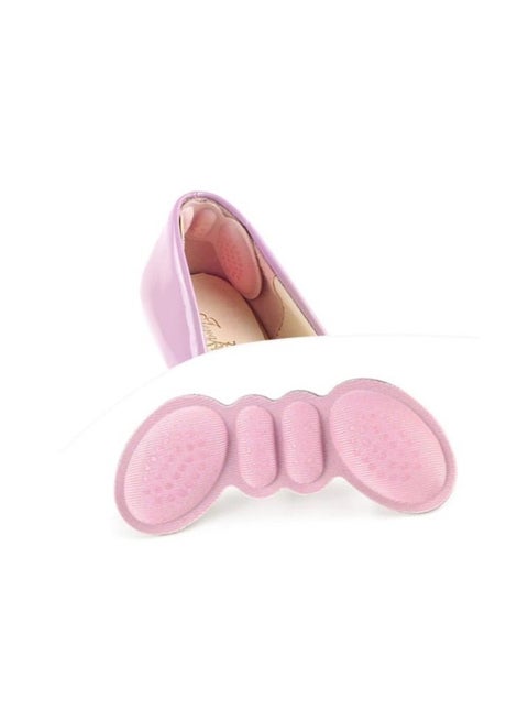 Silicone Heel Grips Liner Cushions Inserts for Loose Shoes, Heel Pads Snugs for Shoe Too Big Men Women, Filler Improved Shoe Fit and Comfort, Prevent Heel Slip and Bliste (Pink)