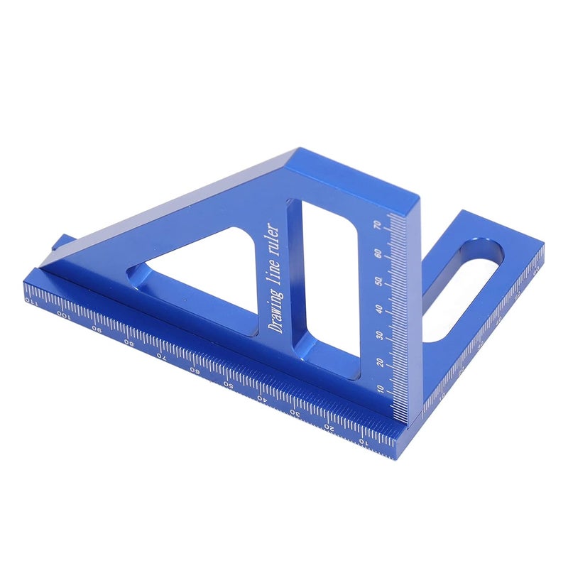 45 And 90 Degree Aluminum Angle Ruler With Hex Wrench Woodworking Measurement Tool - Image 3