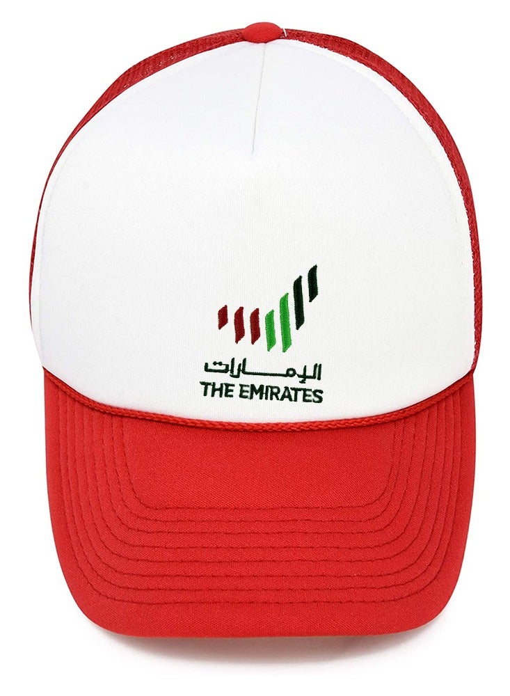 UAE Design Embroidery Kids Unisex Baseball Cap with Adjustable Plastic Snapbacks - Image 3