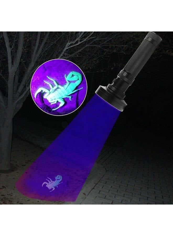 Black Light UV Flashlight, 100 LED Blacklight Flashlights 395 nM Pet Urine Detector for Cat Urine, Bed Bug, Batteries not Included - Image 2