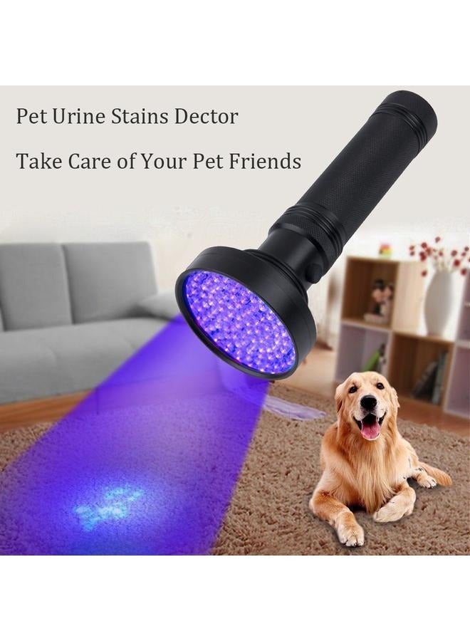 Black Light UV Flashlight, 100 LED Blacklight Flashlights 395 nM Pet Urine Detector for Cat Urine, Bed Bug, Batteries not Included - Image 3