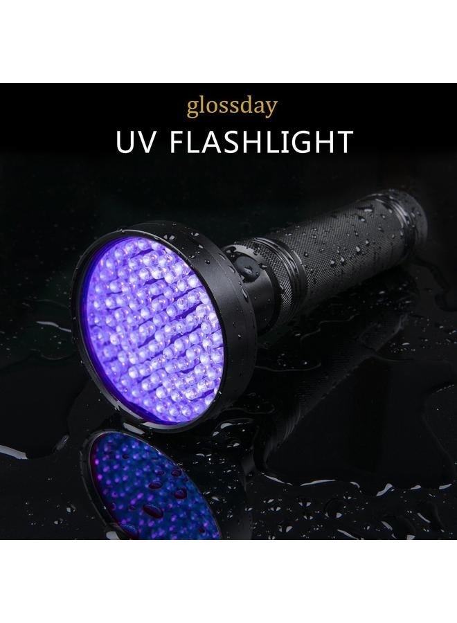 Black Light UV Flashlight, 100 LED Blacklight Flashlights 395 nM Pet Urine Detector for Cat Urine, Bed Bug, Batteries not Included - Image 4