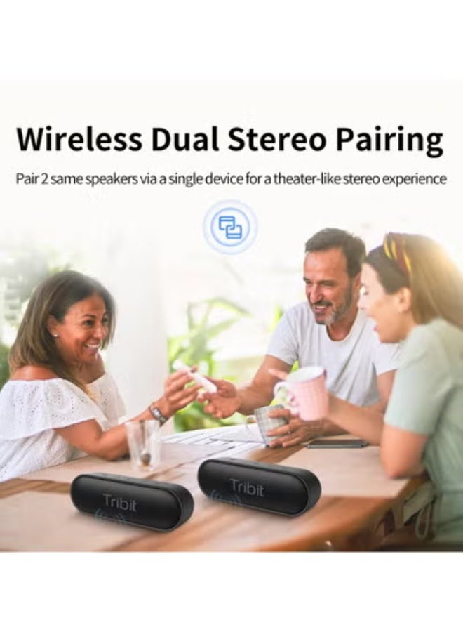 Tribit DE413 Bluetooth Speaker High-Quality Surround Sound for Home, Outdoor, and Car Universal Portable Card Audio(Blue) - Image 4