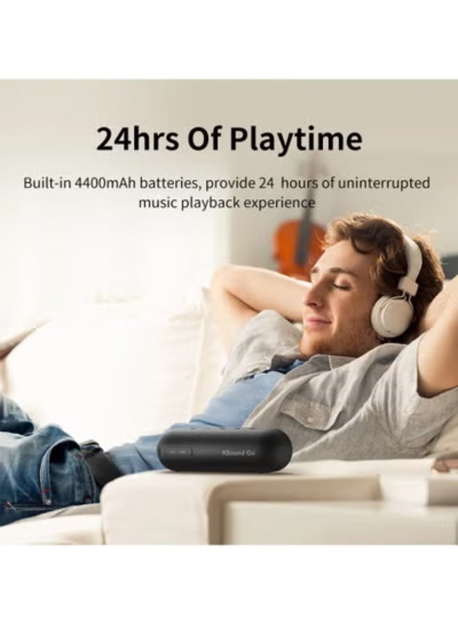 Tribit DE413 Bluetooth Speaker High-Quality Surround Sound for Home, Outdoor, and Car Universal Portable Card Audio(Blue) - Image 5