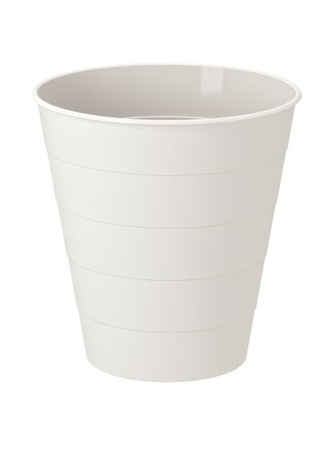 Ikea White hardened plastic waste bin  - Image 1
