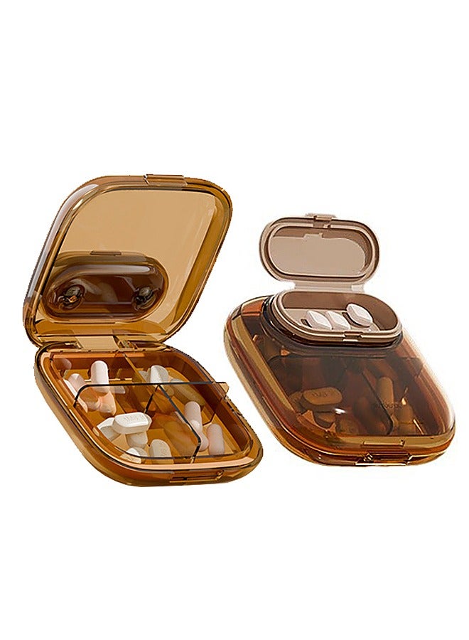 Pill Organizer Portable Travel Storage Medicine Box Pill case - Image 1
